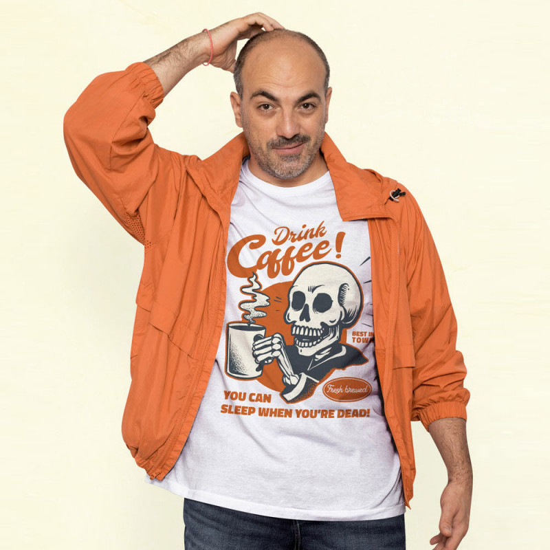 Drink Coffee, You can sleep when you're Dead T-Shirt.